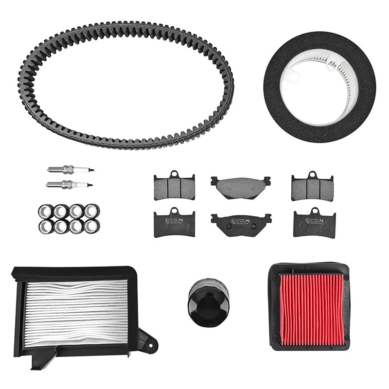 MAXISCOOTER MAINTENANCE KIT ADAPTABLE YAMAHA 560 TMAX 2020+ (PACK 11 PIECES) -P2R SELECTION-