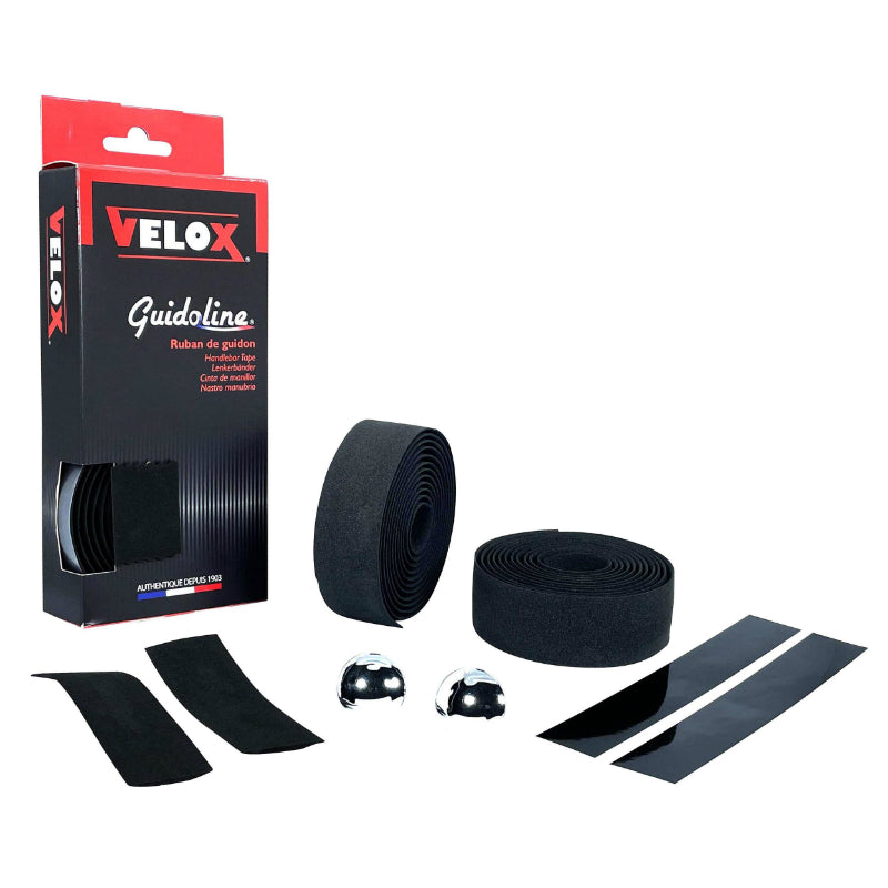 HANDLEBAR TAPE - VELOX MAXI CORK BLACK HANDLEBAR - HANDLEBAR TAPE