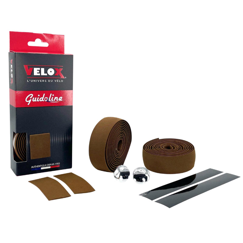 HANDLEBAR TAPE - VELOX MAXI CORK BROWN HANDLEBAR - HANDLEBAR TAPE