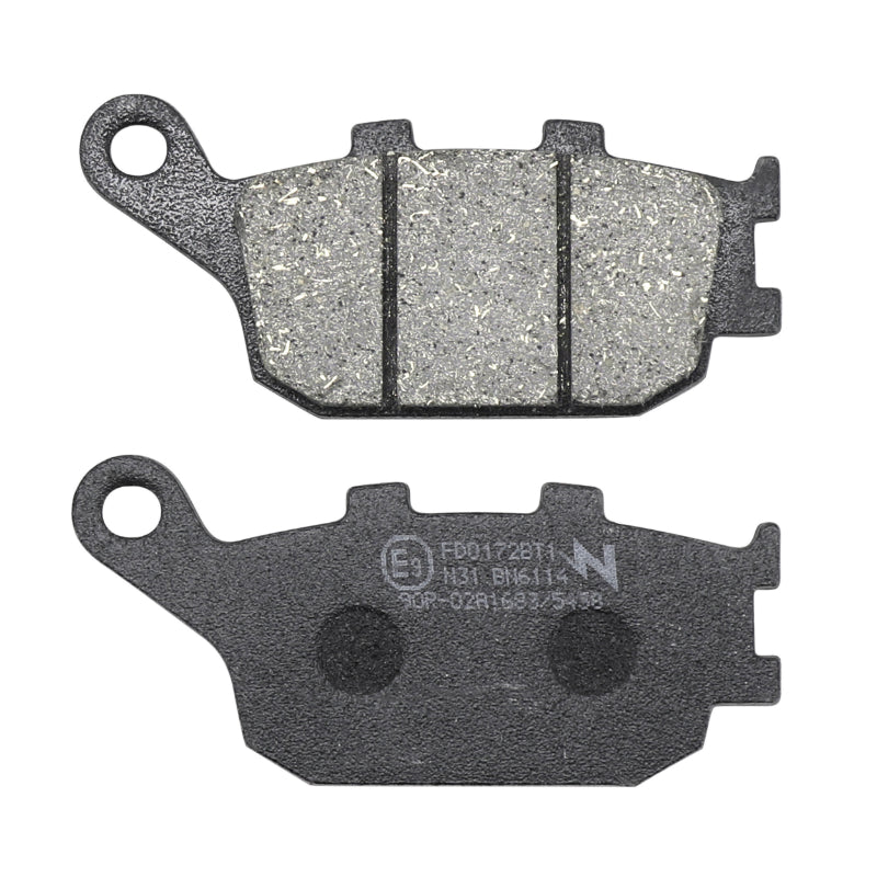 NEWFREN BRAKE PADS FOR YAMAHA 700 MT-07 AR-HONDA 600 CB F HORNET 1998+2006 AR-KAWASAKI 750 Z 2007+2012 AR, 650 Z 2017+ AR-SUZUKI 650 DL V-STROM 2004+ AR (FD0172BT) (TOURING ORGANIC)