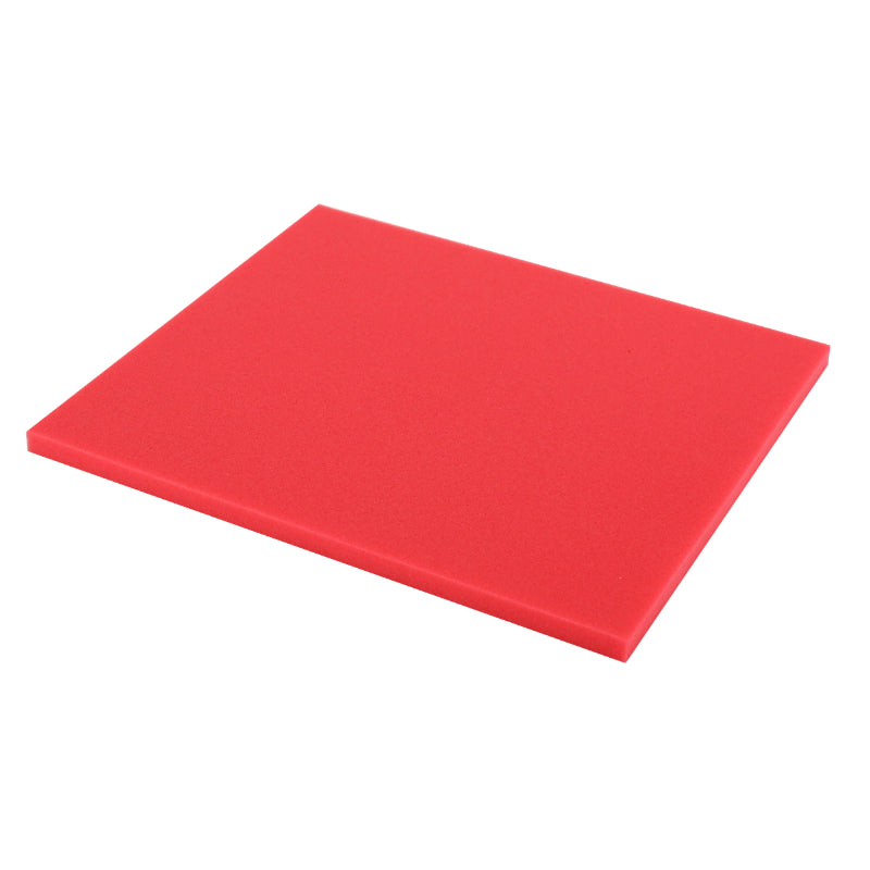 MOUSSE FILTRE A AIR ARTEIN UNIVERSEL ROUGE 280x330x15mm (60 PPI) (A DECOUPER)