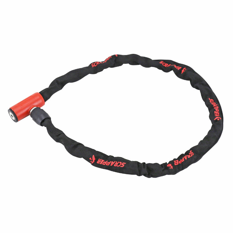 ANTIVOL VELO CHAINE A CLE DIAM 5,5mm L 1M NOIR  -SELECTION P2R- (OFFRE LIMITEE)