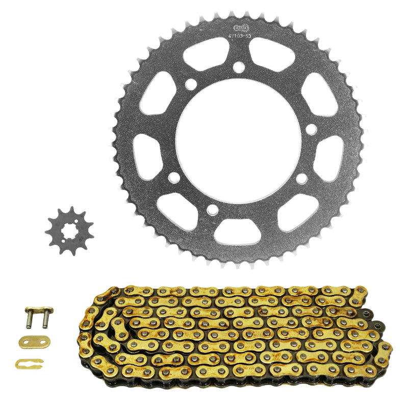 ADAPTABLE CHAIN ​​KIT GILERA 50 SMT 2006+2010 420 11x53 (CROWN DIAM 105-125-8.5) (ORIGINAL GEAR REDUCTION) -AFAM-