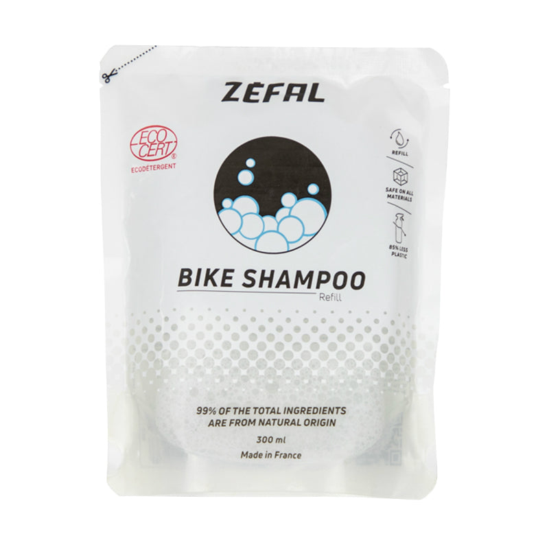 ZEFAL BIKE SHAMPOO FIETSREINIGER NAVULLING (ECO NAVULLING 300ml) ECOCERT ECODETERGENT LABEL