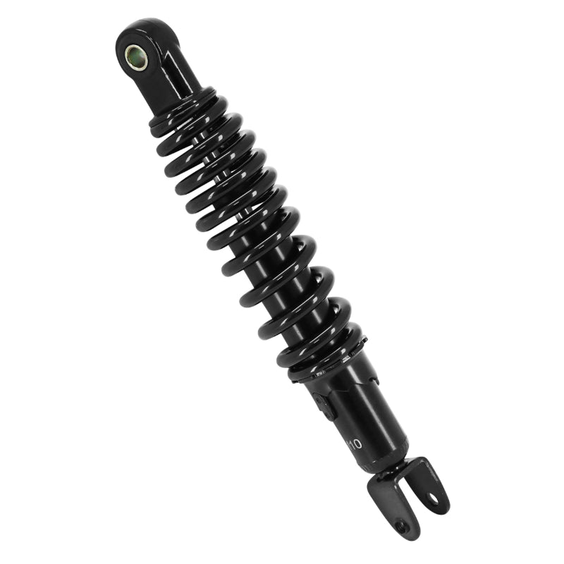 AANPASBARE SCOOT-SCHOKDEMPER MBK 50 OVETTO - YAMAHA 50 NEOS ZWART (VERSTELBAAR, RUIMTE 280 mm) -P2R-