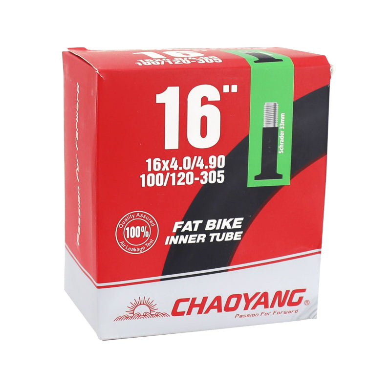 CHAMBRE A AIR VELO 16 x 4.00-4.90 CHAOYANG VALVE STANDARD 33mm