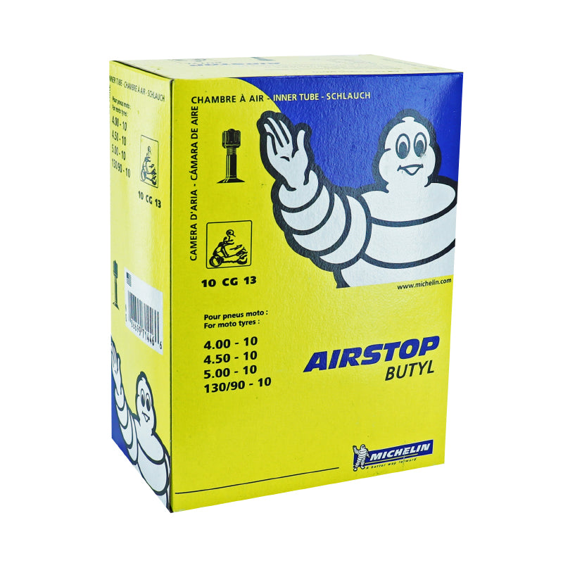 CHAMBRE A AIR 10''  4.00-10 A 5.00-10, 130-90-10 MICHELIN 10CG13 VALVE SCHRADER