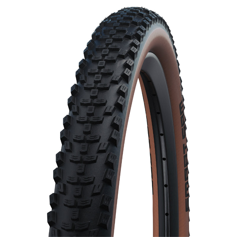 MTB TIRE 27.5 X 2.25 SCHWALBE SMART SAM ADDIX PERFORMANCE BLACK BRONZE SIDEWALL TR (57-584) COMPATIBLE VAE