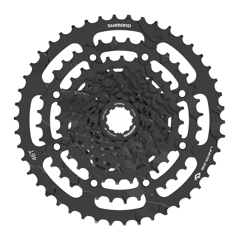 9V CASSETTE. SHIMANO CUES U4000 CS-LG300 LINKGLIDE 11-46 (11-13-15-17-20-23-28-36-46)