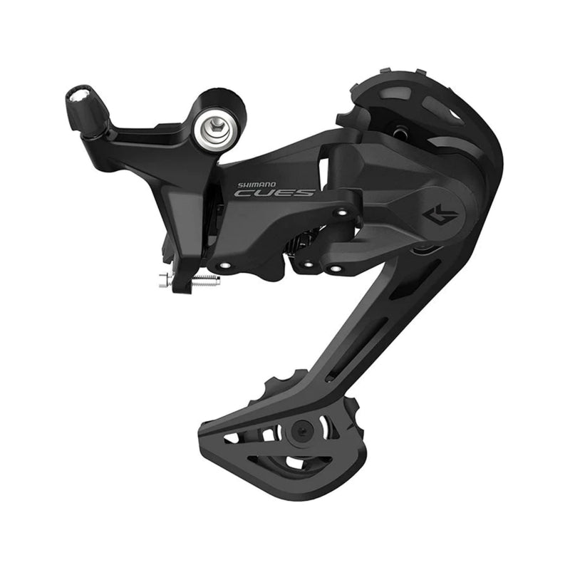 SHIMANO 9S MTB-ACHTERDERAILLEUR. KEUS U4020 SHADOW RD VOOR DUBBEL KETTINGBLAD