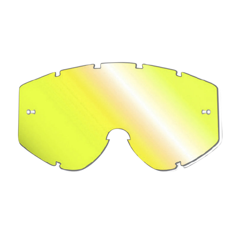 ECRAN MASQUE-LUNETTES CROSS PROGRIP POUR MODELE 3309 RAPID MULTILAYERED JAUNE -ANTI-BUEE-ANTI-RAYURES-ANTI-U.V.