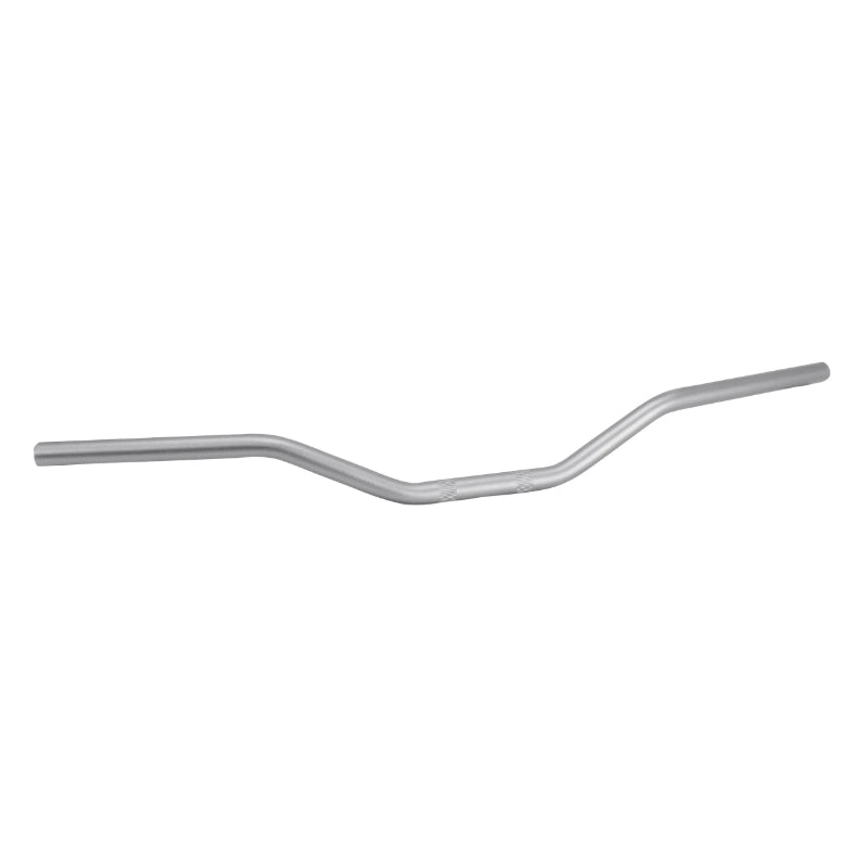 BUZZETTI ALU MOTORCYCLE HANDLEBAR DIAM 22 mm L810 mm H100 mm SILVER WITHOUT REINFORCEMENT BAR