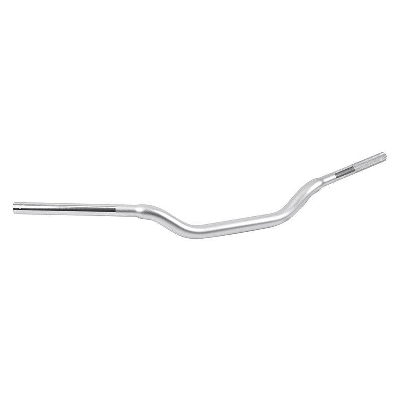 MOTO CROSS BUZZETTI ALU HANDLEBAR DIAM 28.6 mm L810 mm H95 mm SILVER WITH SILVER REINFORCEMENT BAR