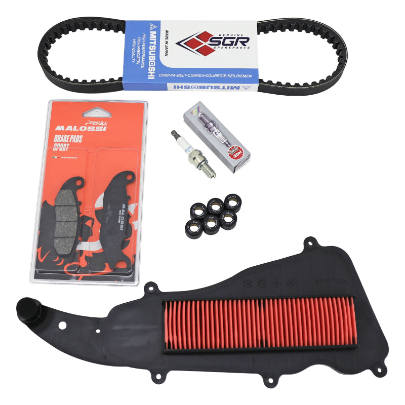 ADAPTABLE SCOOT MAINTENANCE KIT PIAGGIO 50 LIBERTY I GET 3V 2021+ (PACK 5 PIECES) -P2R SELECTION-