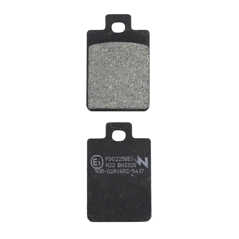 NEWFREN BRAKE PADS FOR PIAGGIO 50 ZIP 2T-4T 2006+ AV, LIBERTY 2T 1997+ AV, LIBERTY 4T 2000+ AV, VESPA LX 2T-4T 2005+ AV, ZIP 1996+1999 AV (FD0225BE) (ELITE ORGANIC)