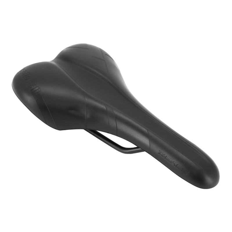 SELLE ROUTE-VTT ITALIA X-BASE NOIR CHASSIS ALU 285X135 (EMBALLAGE SOUS SACHET) (OFFRE SPECIALE)