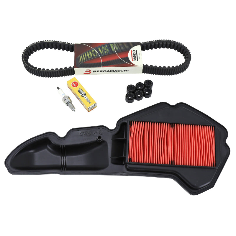 KIT ENTRETIEN MAXISCOOTER ADAPTABLE HONDA 125 PCX 2019+ (PACK 4 PIECES)  -SELECTION P2R-