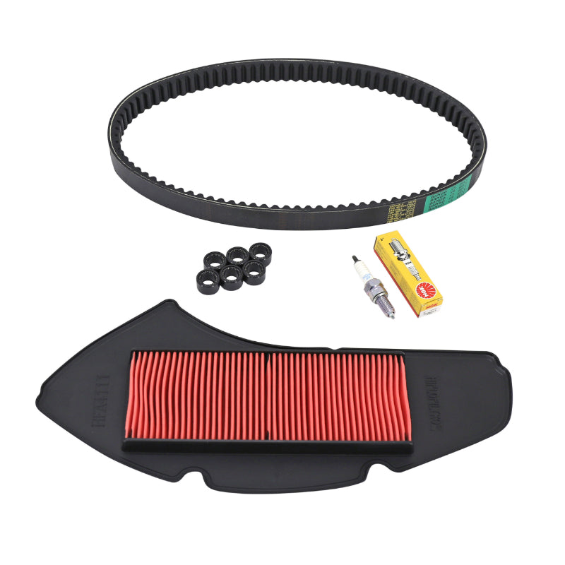 KIT ENTRETIEN MAXISCOOTER ADAPTABLE YAMAHA 125 N-MAX 2015+2021 (PACK 4 PIECES)  -SELECTION P2R-