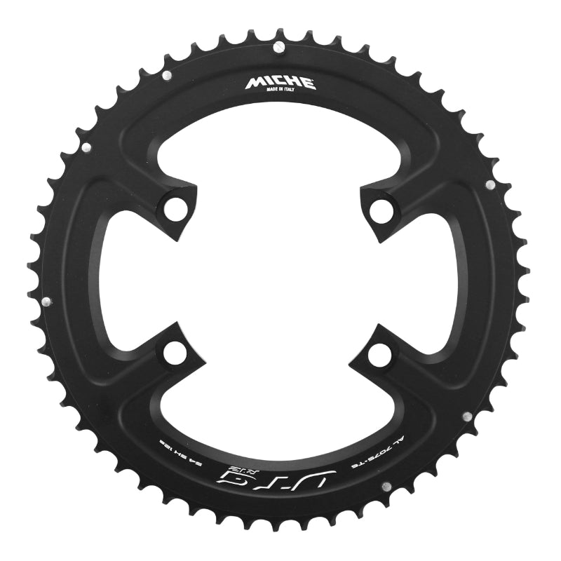 ROAD CHAINRING 4BRA D.110 FOR SHIMANO ULTEGRA R8100 MICHE 54TTS EXTERIOR BLACK 12V.