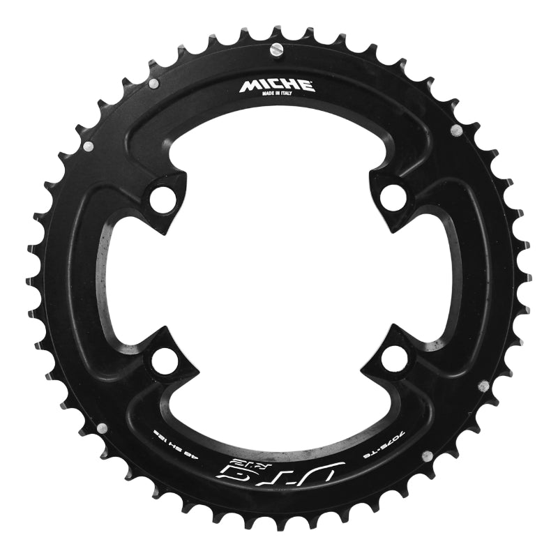 ROAD CHAINRING 4BRA D.110 FOR SHIMANO ULTEGRA R8100 MICHE 48TTS EXTERIOR BLACK 12V.