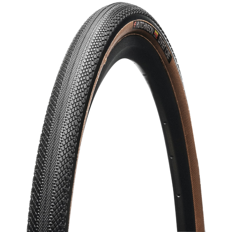 PNEU GRAVEL 700 X 40 HUTCHINSON OVERIDE RENFORCE NOIR-MARRON TUBELESS READY RENFORCE TS (40-622)