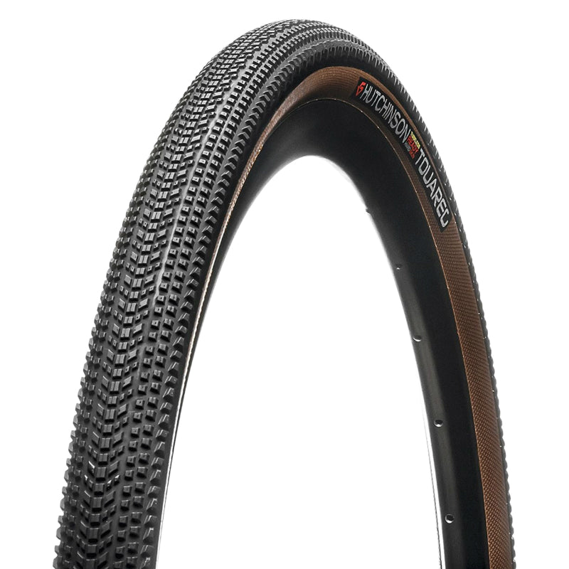 PNEU GRAVEL 700 X 40 HUTCHINSON TOUAREG RENFORCE NOIR-MARRON TUBELESS READY TS (40-622)