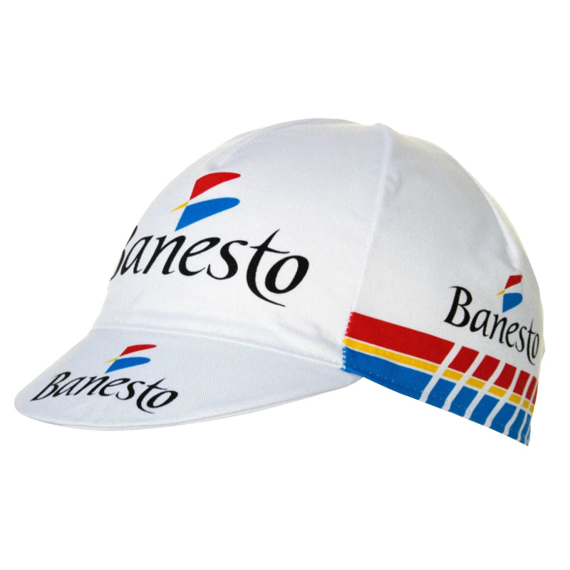 BANESTO VINTAGE TEAM CYCLING CAP WHITE