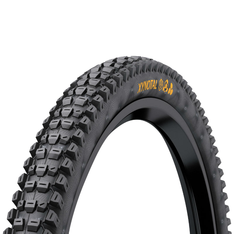 GRAVITY MTB TIRE 29 X 2.40 CONTINENTAL XYNOTAL DOWHNILL SOFT APEX SIDEWALL REINFORCEMENT BLACK TUBELESS READY TS (60-622) HARD AND DRY TERRAIN COMPATIBLE VAE