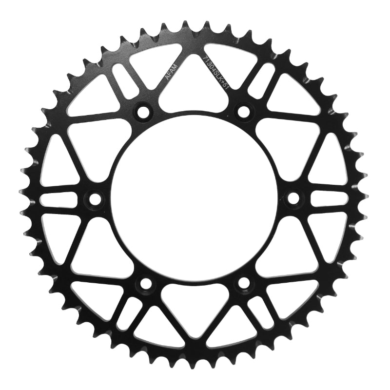 COURONNE MOTO ADAPTABLE KTM 125 SX 1999+2024, 250 SX-F 2006+2024, 450 EXC-F 2017+2024 - HUSQVARNA 125 TC 2014+2024, 450 FE 2014+2024 - GAS GAS 125 MC 2021+  520  51 DTS ALU (DIAM 125-150-8.5)  -AFAM-