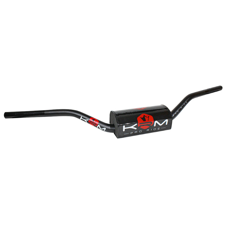 HANDLEBAR 50 A BOX KRM PRO RIDE OVERSIZE DIAM 28.6mm ALU BLACK-RED WITH FOAM