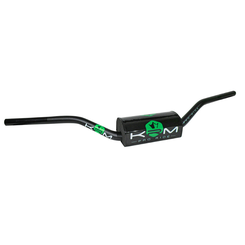 HANDLEBAR 50 A BOX KRM PRO RIDE OVERSIZE DIAM 28.6mm ALU BLACK-GREEN WITH FOAM