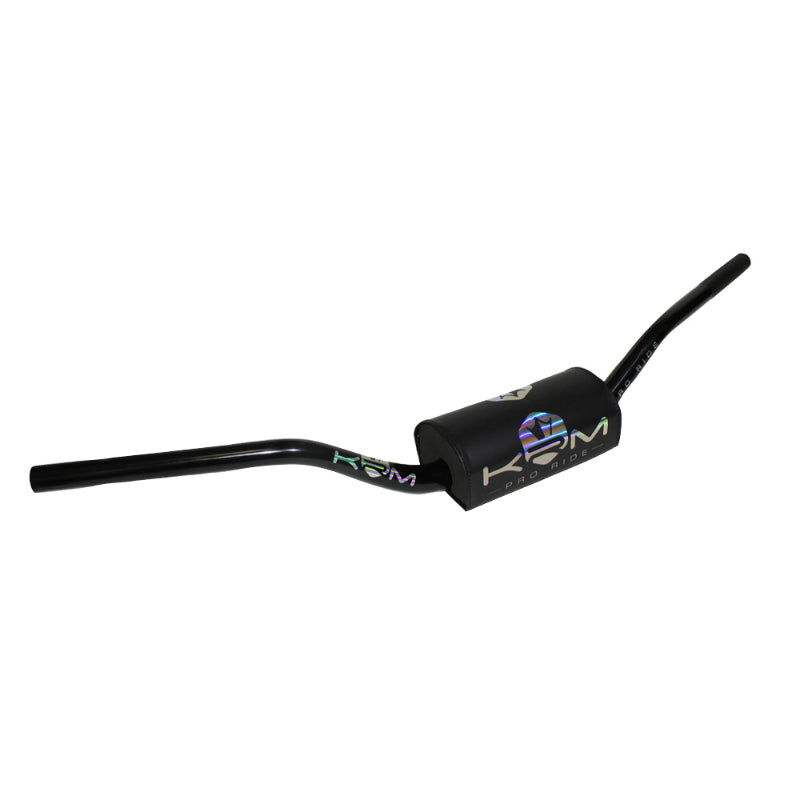 GUIDON 50 A BOITE KRM PRO RIDE OVERSIZE DIAM 28,6mm ALU NOIR AVEC MOUSSE NOIR LOGO HOLOGRAPHIQUE