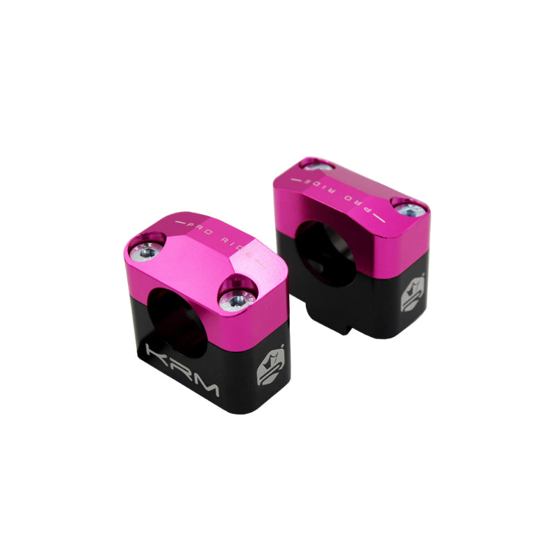 PONTET-SURPONTET 50 A BOITE KRM PRO RIDE FOR HANDLEBAR DIAM 28.6 mm ALU CNC BLACK-PINK