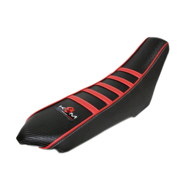 KRM PRO RIDE 50 A BOX SEAT COVER FOR RIEJU 50 MRT 2009+ BLACK-RED