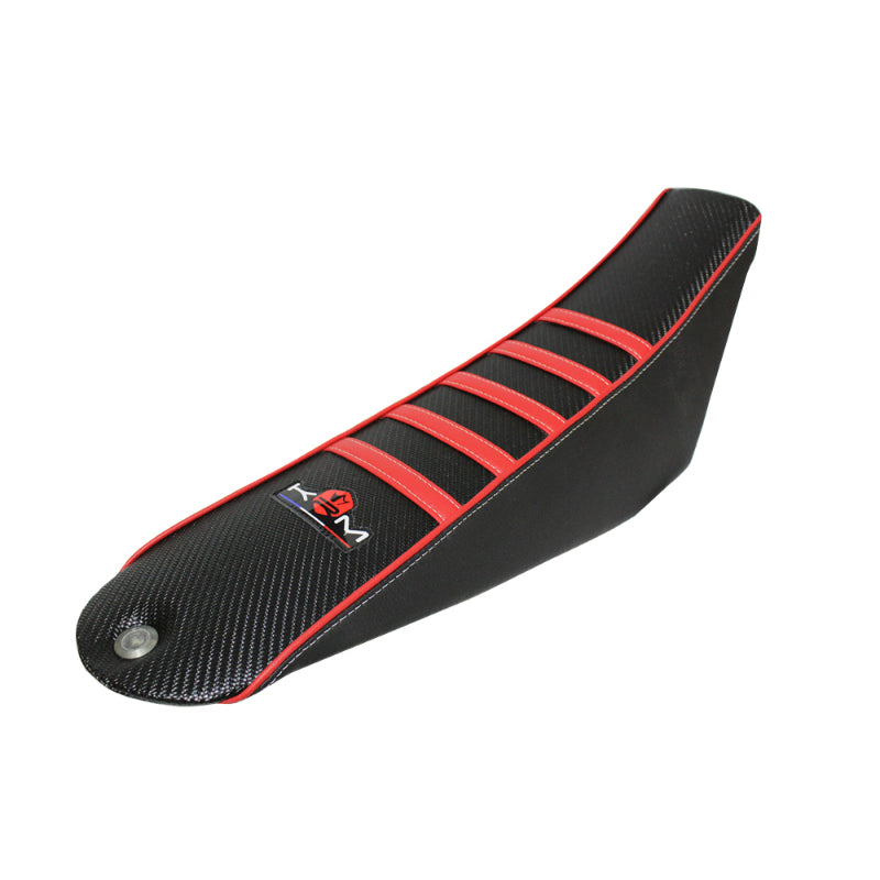 COUVRE-HOUSSE DE SELLE 50 A BOITE KRM PRO RIDE POUR BETA 50 RR 2011+2020 NOIR-ROUGE