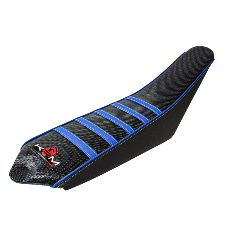 COUVRE-HOUSSE DE SELLE 50 A BOITE KRM PRO RIDE POUR SHERCO 50 SE-R, SM-R 2013+ NOIR-BLEU