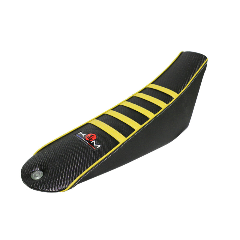 KRM PRO RIDE 50 A BOX SEAT COVER FOR BETA 50 RR 2011+2020 BLACK-YELLOW