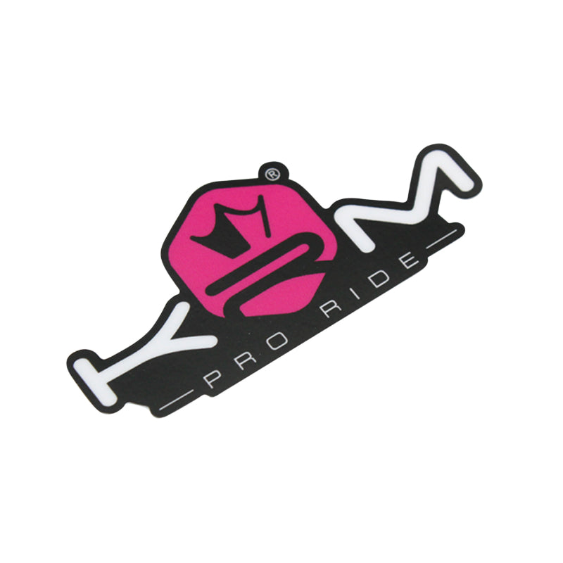 AUTOCOLLANT-STICKER KRM PRO RIDE 80x40 mm ROSE (VENDU A L'UNITE)