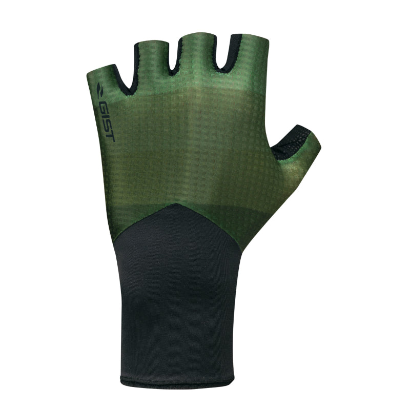 GANTS VELO COURT GIST SPEED NOIR-VERT XXL (PAIRE SUR CARTE) SANS VELCRO    -5528