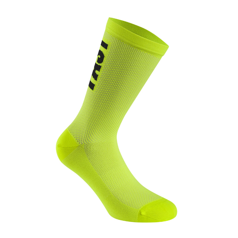 GIST RIDE FAST SUMMER SOCKS-ANKLE SOCKS FLUO YELLOW 36-39 ANTIBACTERIAL - HEIGHT 22CM (PAIR) -5875