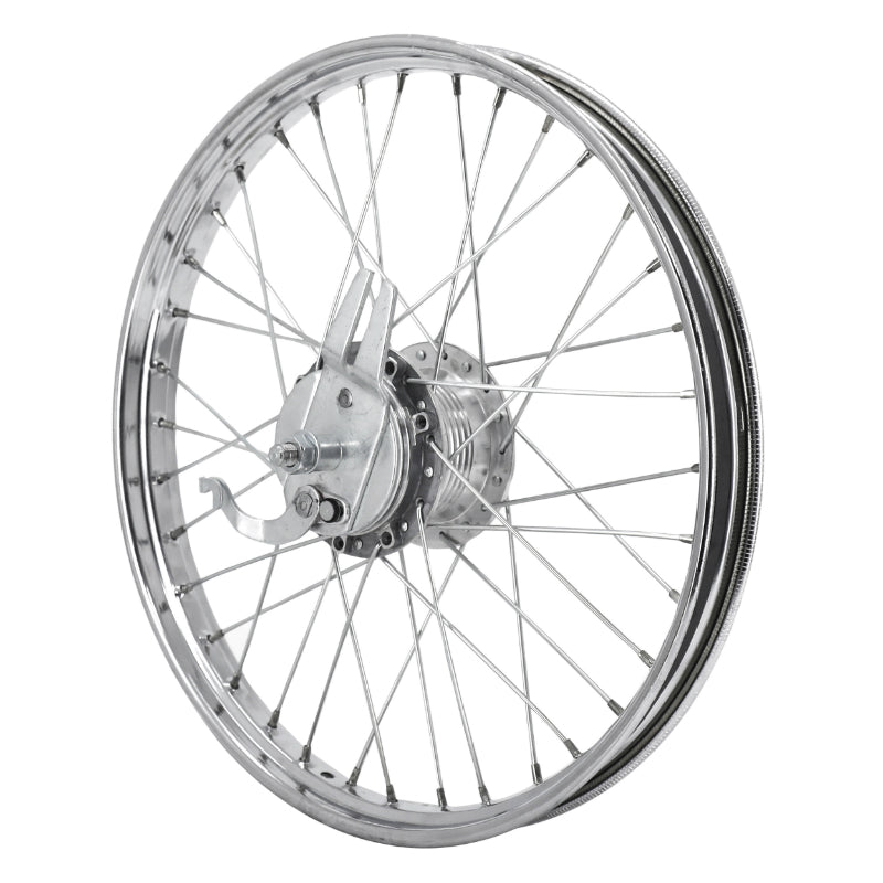 CYCLO VELG 17" 1,5x17 SPOKE VOOR PEUGEOT 103 SP, ACHTER MVL 36 GAT (COMPLEET) (AFZONDERLIJK VERKOCHT) -P2R SELECTIE-