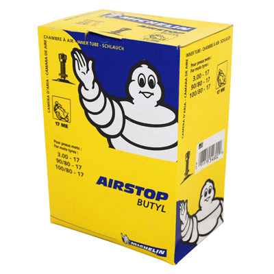 CHAMBRE A AIR 17''  3.00-17, 90-80-17, 100-80-17 MICHELIN 17ME VALVE TR4