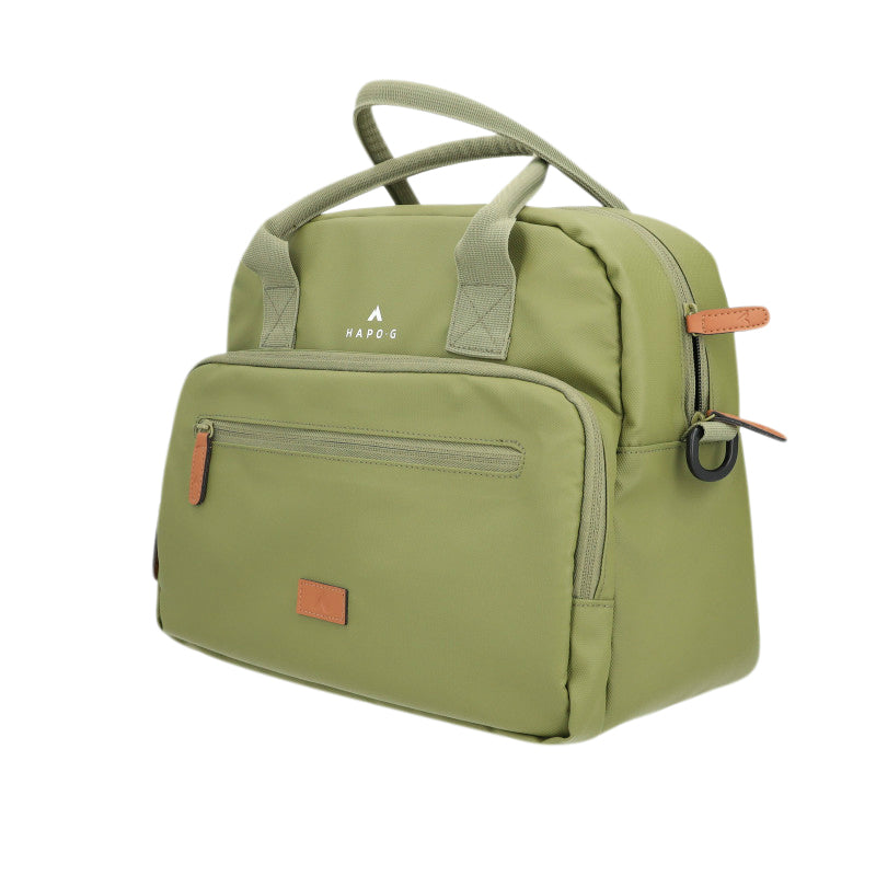 HAPO.G VELOTAF KHAKI ACHTERFIETSTAS BAGAGEREK BEVESTIGING (28x34x15cm) - VELCRO BEVESTIGING AAN BAGAGEREK