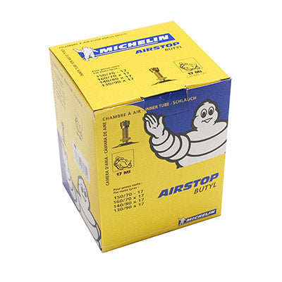 CHAMBRE A AIR 17'' 130-90-17, 140-80-17, 150-70-17, 160-70-17 MICHELIN 17MI VALVE TR4