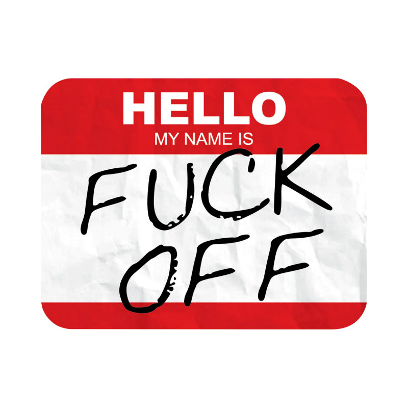 AUTOCOLLANT-STICKER LETHAL THREAT MINI MY NAME IS (60x80mm)