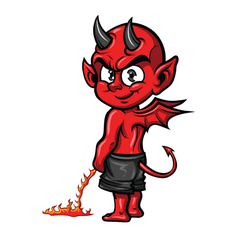 STICKER-STICKER LETHAL THREAT MINI LIL DEVIL (60x80mm)