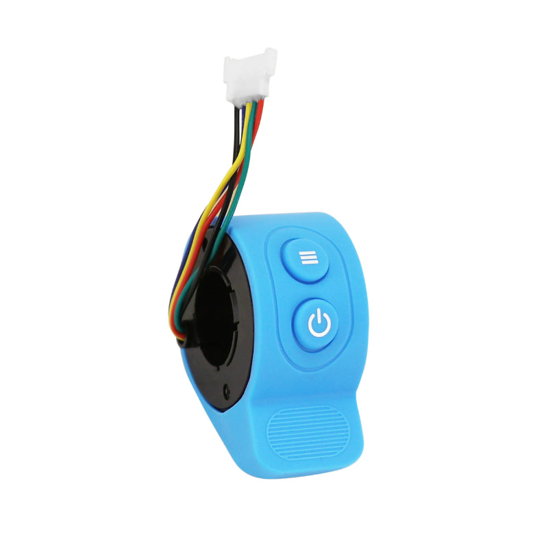 CONTROL - ACCELERATOR TRIGGER FOR CECOTEC OUTSIDER SCOOTER, BONGO SERIE A TURQUOISE BLUE (WITH START BUTTON) -P2R SELECTION-