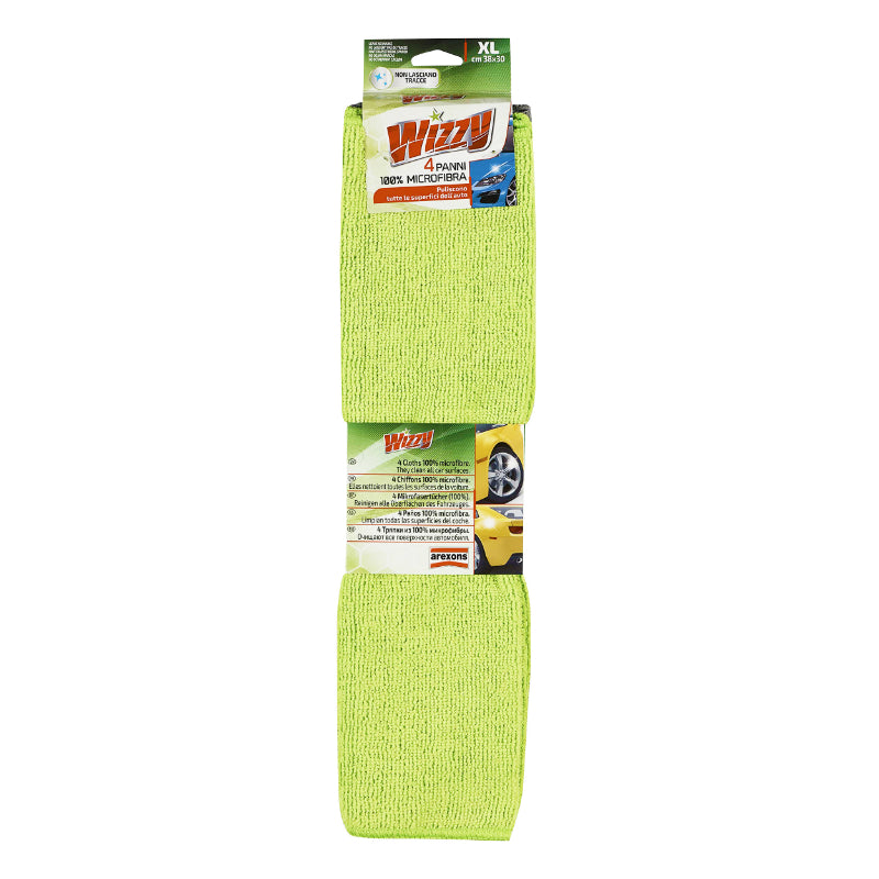 AREXONS WIZZY UNIVERSAL MICROFIBER CLOTH 38x30 cm (SOLD IN SET OF 4)