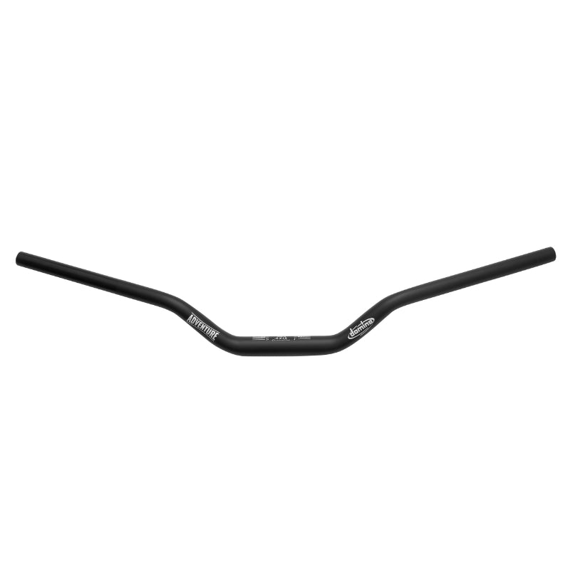 DOMINO ADVENTURE ROAD MOTORCYCLE HANDLEBAR ALU ERGAL DIAM 28.5 mm L785 mm H144.5 mm BLACK WITHOUT REINFORCEMENT BAR