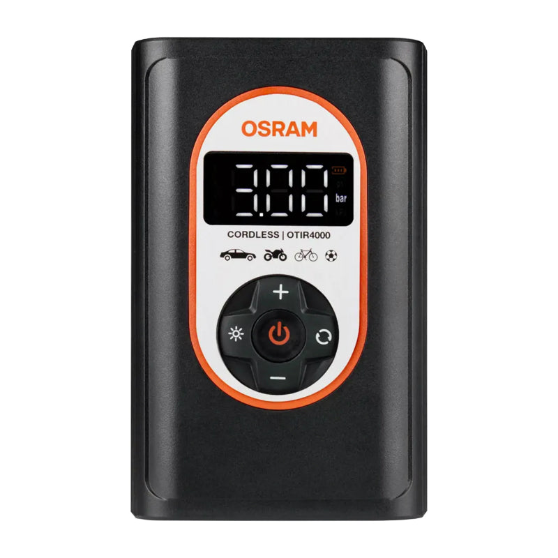 COMPRESSOR - UNIVERSAL INFLATOR TYRE INFLATE 4000 (12V) -OSRAM-